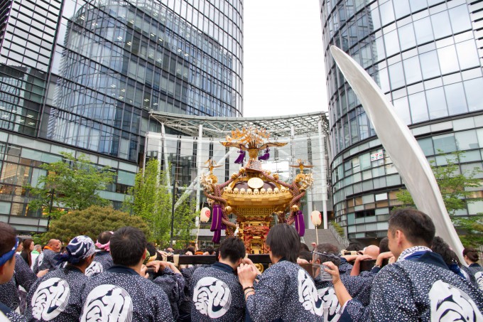 2015年5月に開催された神田祭の様子